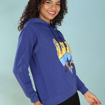 Women's Printed Regular Fit Sweatshirt