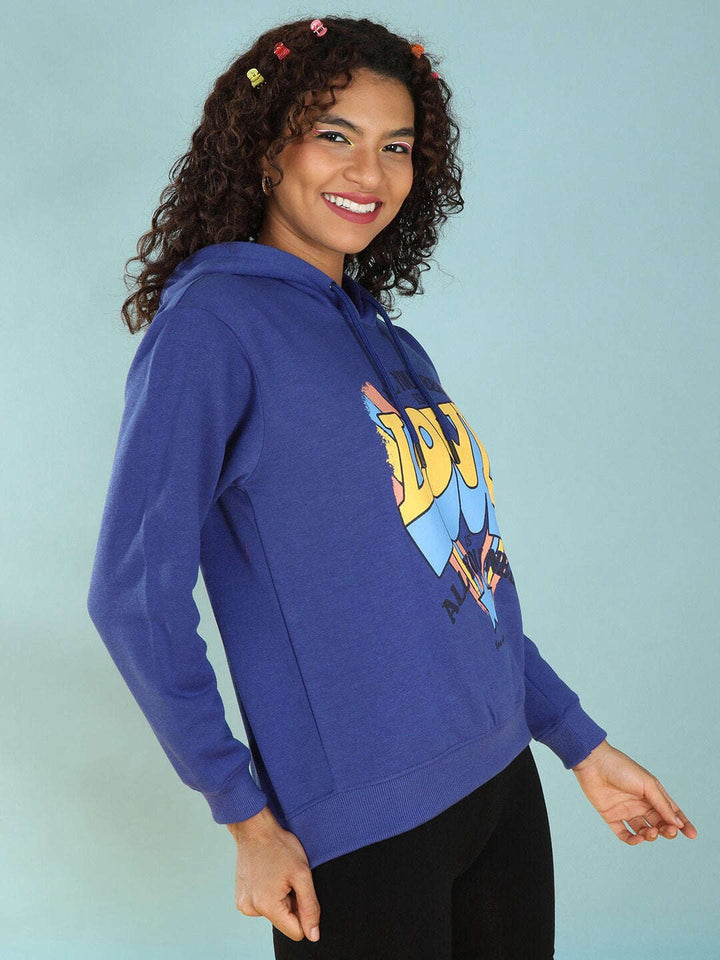 Women's Printed Regular Fit Sweatshirt