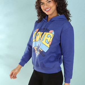 Women's Printed Regular Fit Sweatshirt
