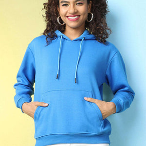 Women's Back Printed Regular Fit Sweatshirt