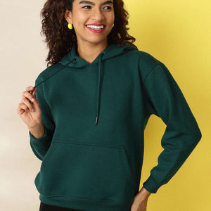 Women's Back Printed Regular Fit Sweatshirt