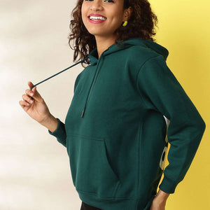 Women's Back Printed Regular Fit Sweatshirt