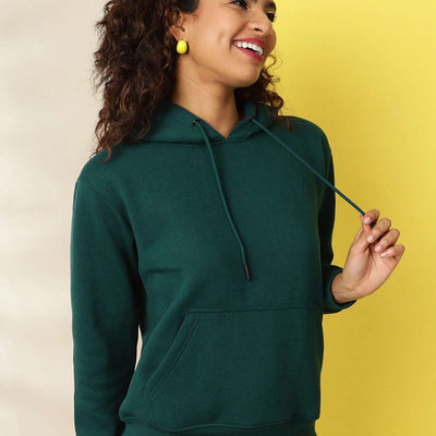 Women's Back Printed Regular Fit Sweatshirt