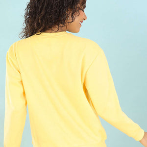 Women's Printed Regular Fit Sweatshirt