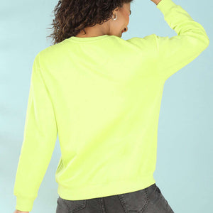 Women's Printed Regular Fit Sweatshirt