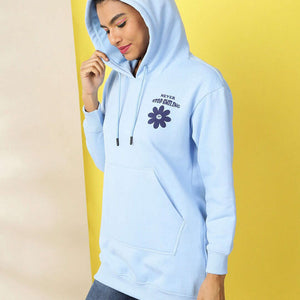 Women's Back Printed Regular Fit Sweatshirt