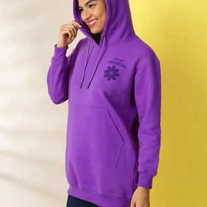 Women's Back Printed Regular Fit Sweatshirt