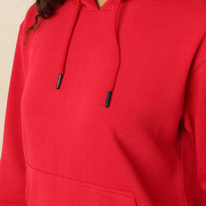 Women's Solid Regular Fit Sweatshirt