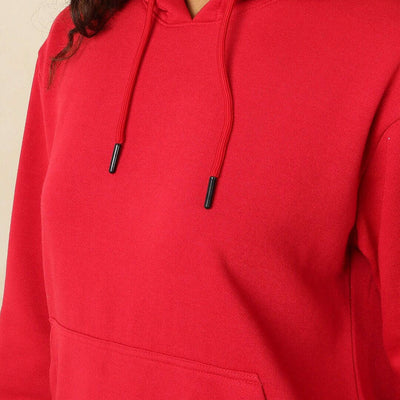 Women's Solid Regular Fit Sweatshirt