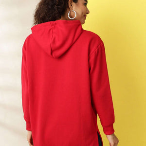 Women's Solid Regular Fit Sweatshirt