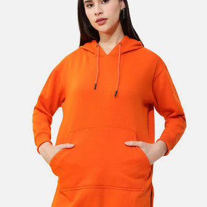 Women's Solid Regular Fit Sweatshirt