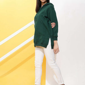 Women's Solid Regular Fit Sweatshirt