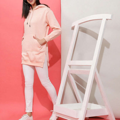 Women's Solid Regular Fit Sweatshirt