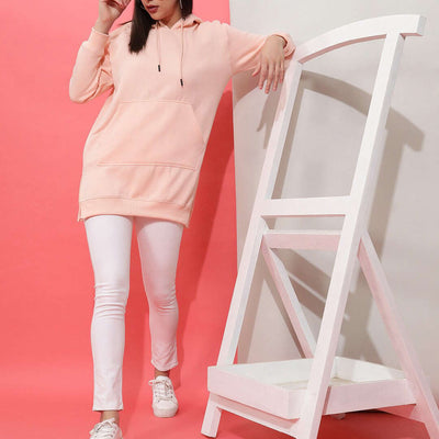 Women's Solid Regular Fit Sweatshirt