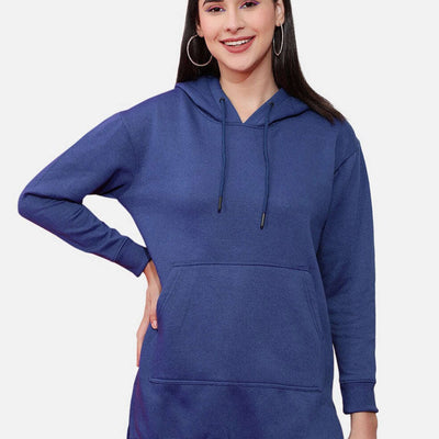 Women's Solid Regular Fit Sweatshirt