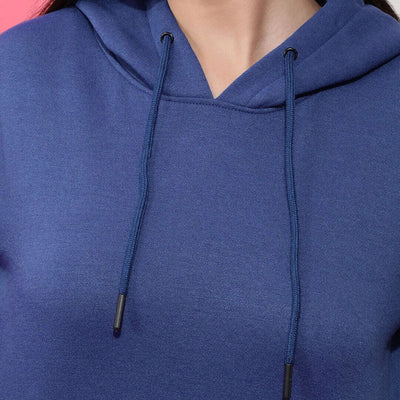Women's Solid Regular Fit Sweatshirt