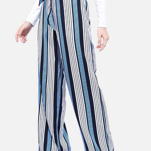 Women Striped Flare Pant