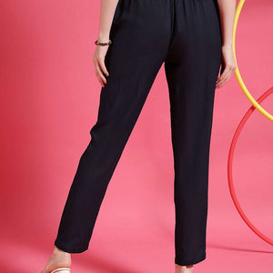 Women Solid Trouser