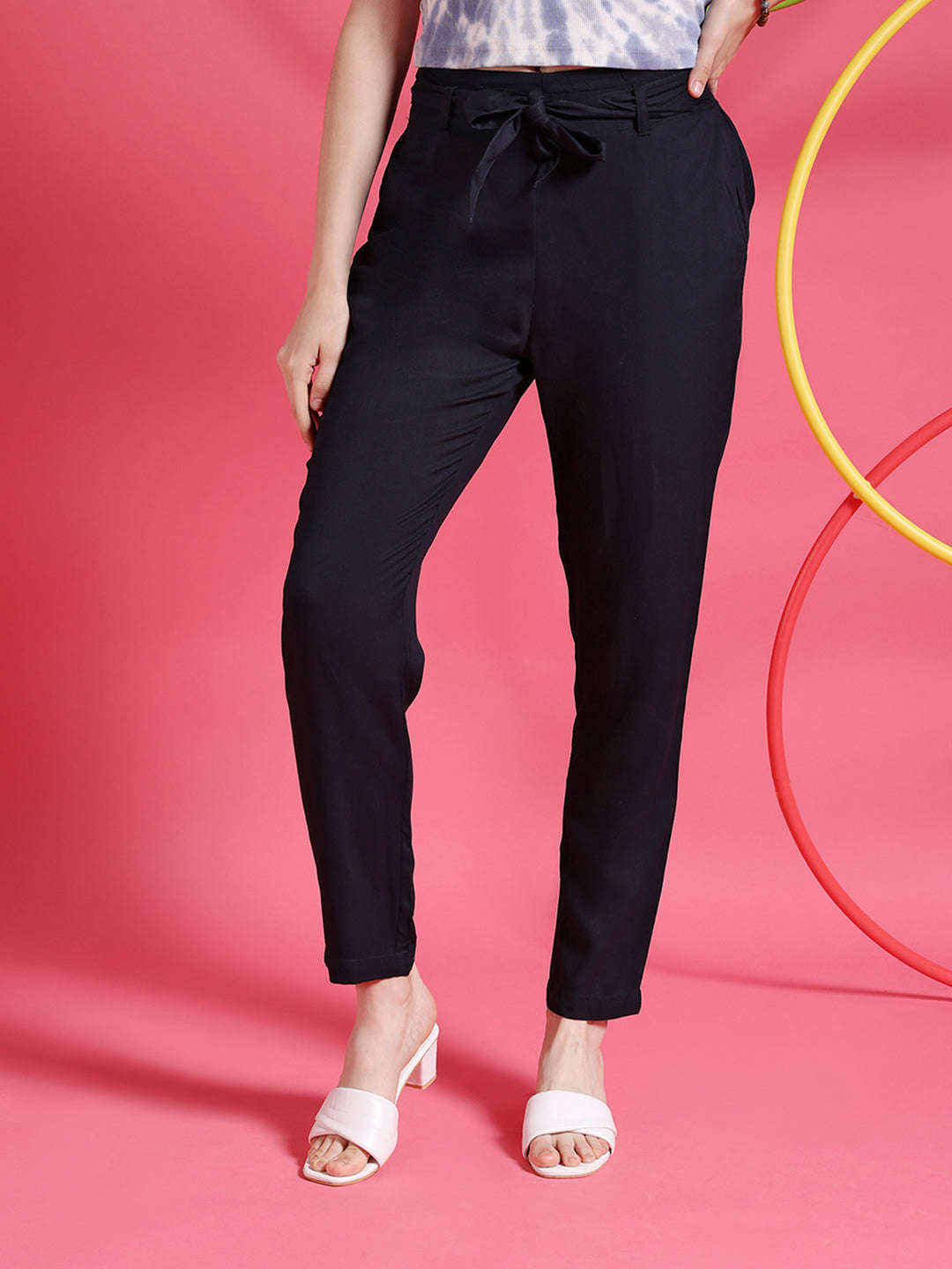 Women Solid Trouser