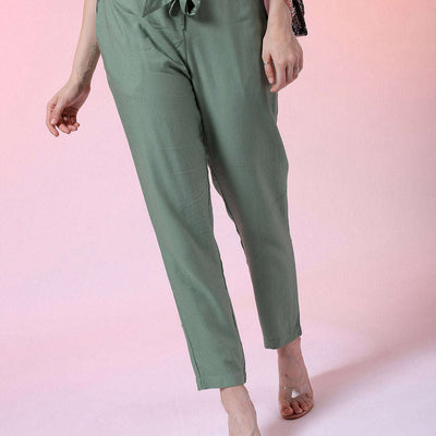 Women Solid Trouser