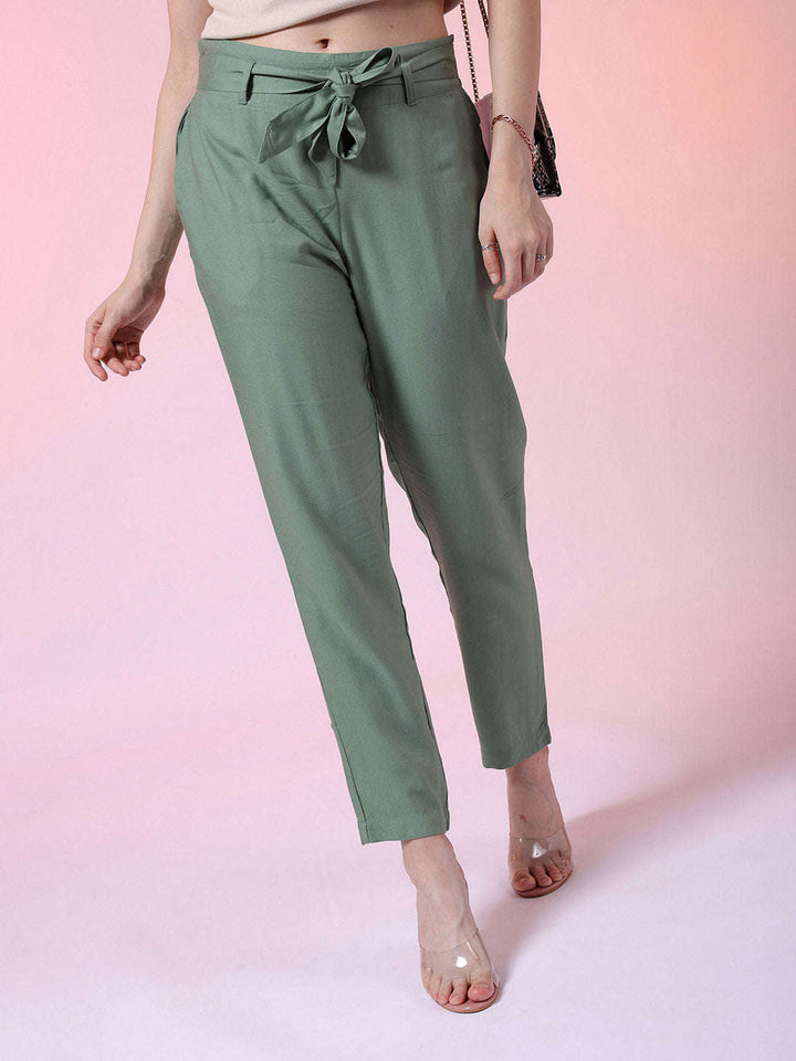 Women Solid Trouser