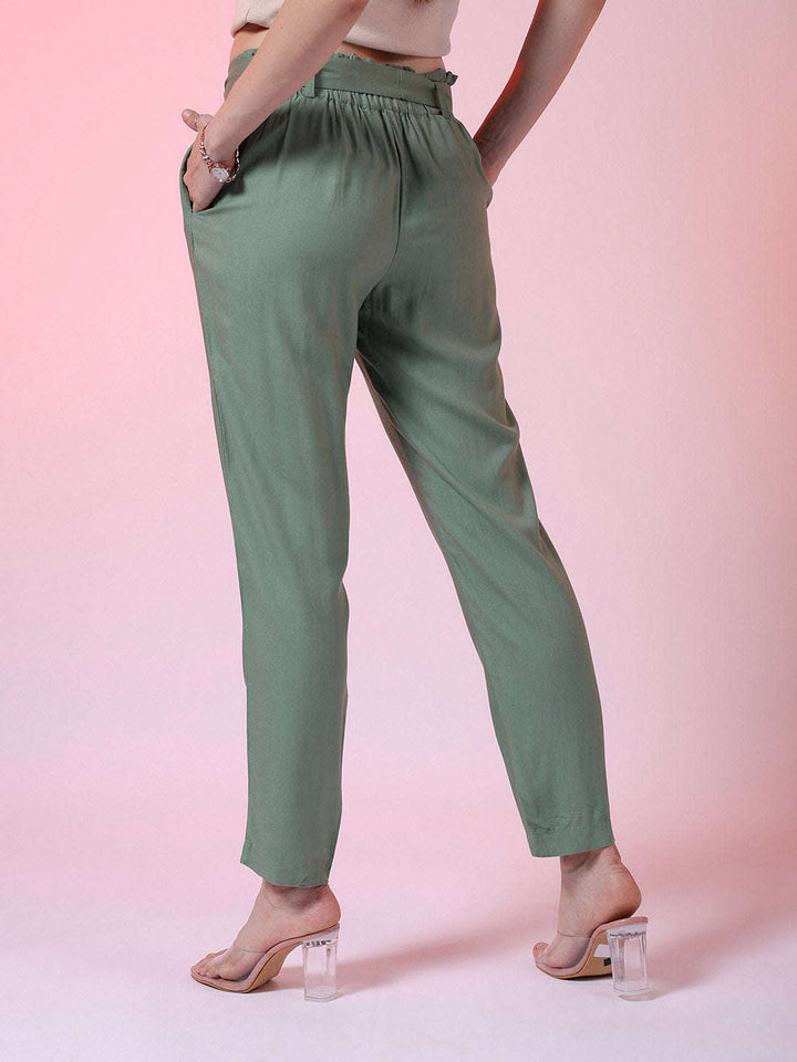 Women Solid Trouser