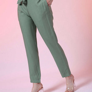 Women Solid Trouser