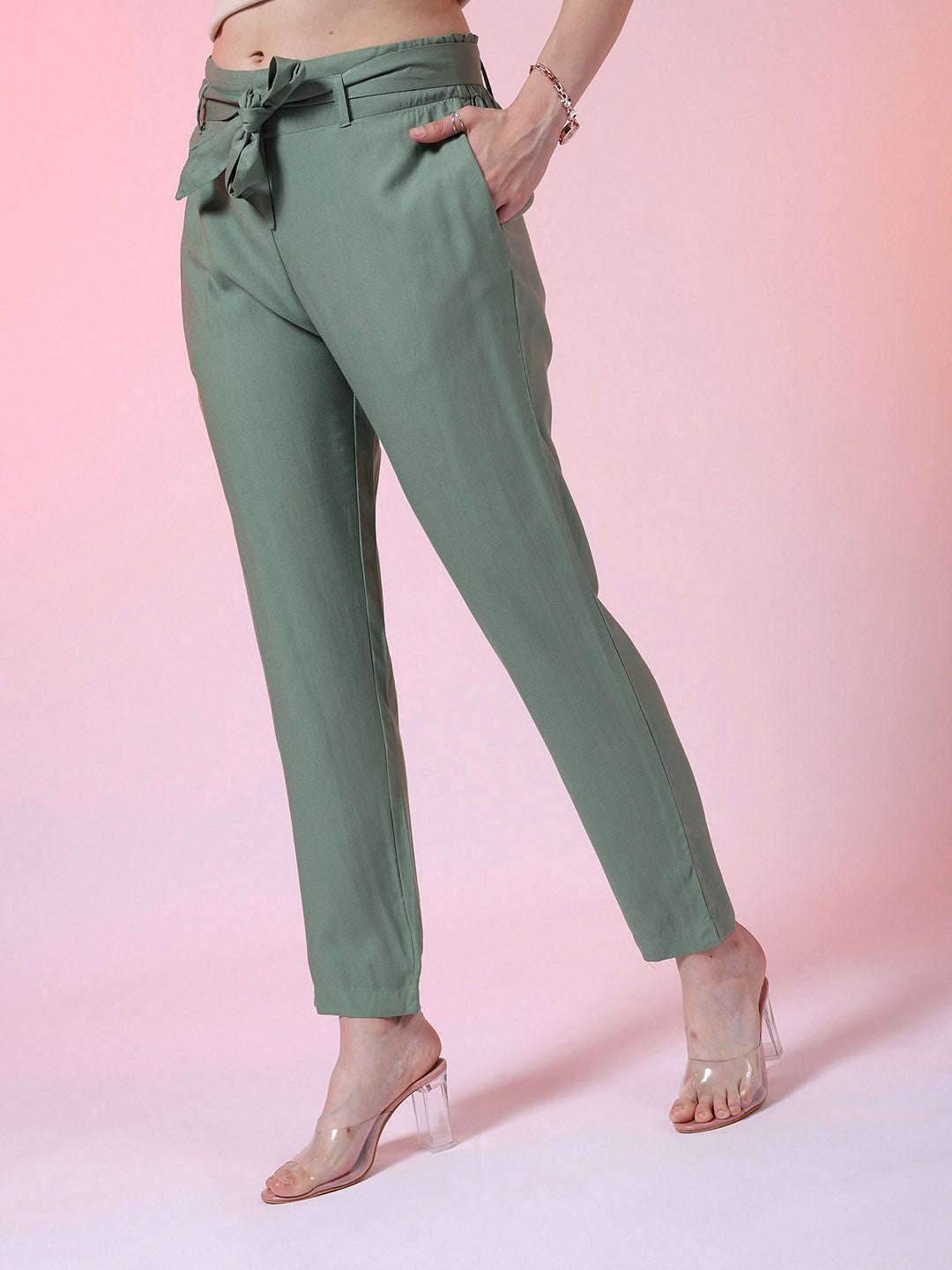 Women Solid Trouser