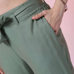 Women Solid Trouser