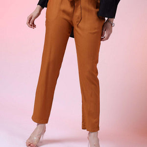 Women Solid Trouser