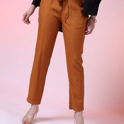 Women Solid Trouser