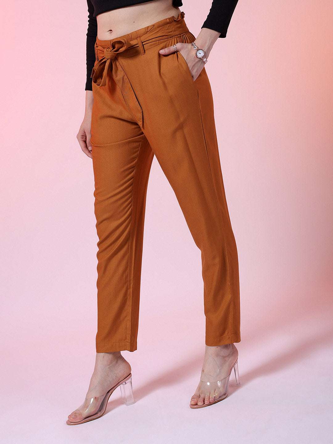 Women Solid Trouser