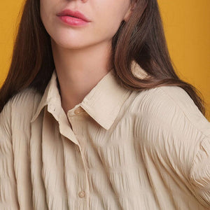 Women's Solid Oversized Fit Shirt