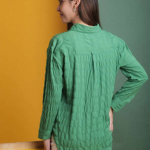 Women's Solid Oversized Fit Shirt