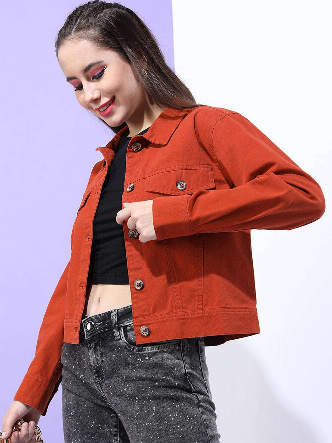 Women Trucker Jacket