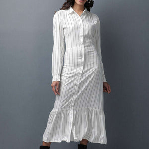 Women Striped Maxi Dress