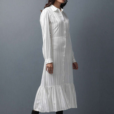 Women Striped Maxi Dress