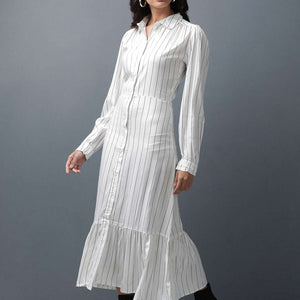 Women Striped Maxi Dress