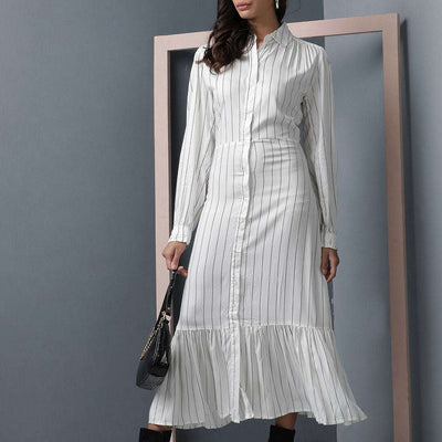 Women Striped Maxi Dress