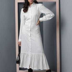 Women Striped Maxi Dress