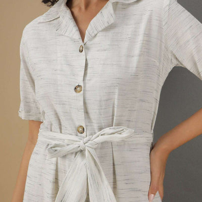 Women Striped Sheath Dress