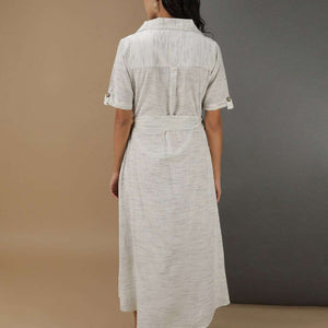 Women Striped Sheath Dress