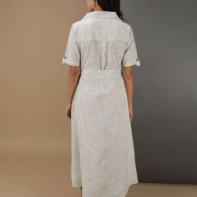 Women Striped Sheath Dress