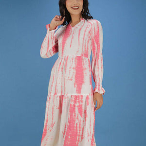 Women Tie N Dye Printed Dress