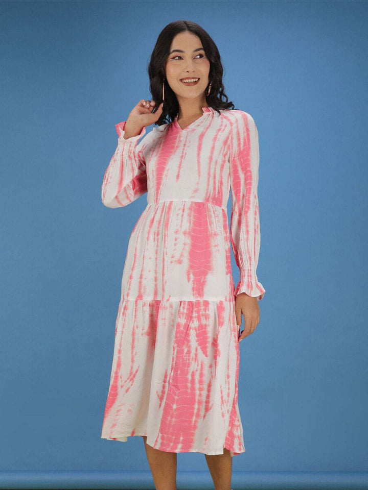 Women Tie N Dye Printed Dress