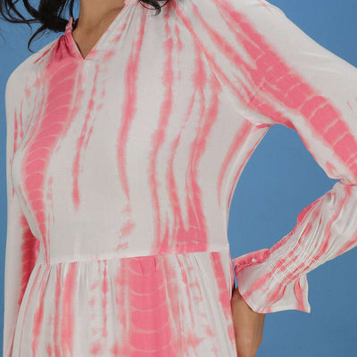Women Tie N Dye Printed Dress