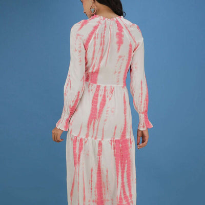 Women Tie N Dye Printed Dress