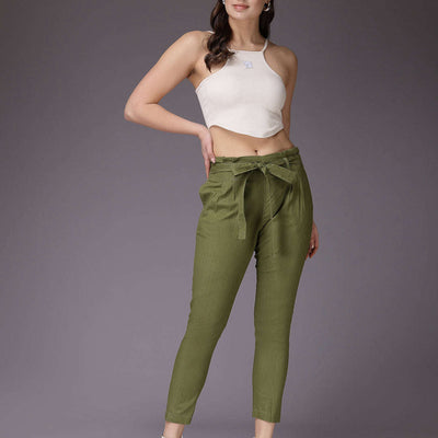 Women Solid Trouser