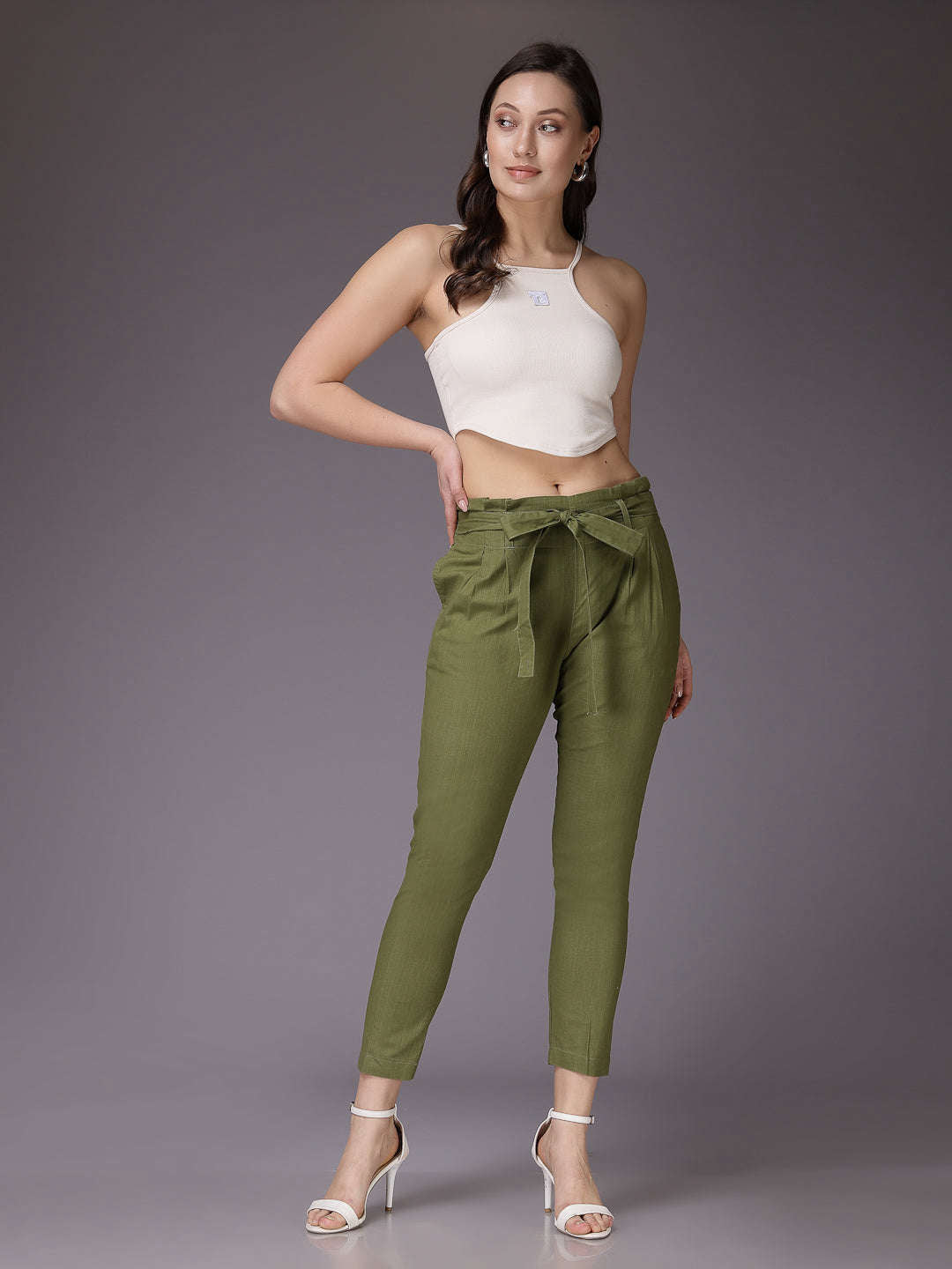 Women Solid Trouser