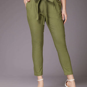 Women Solid Trouser
